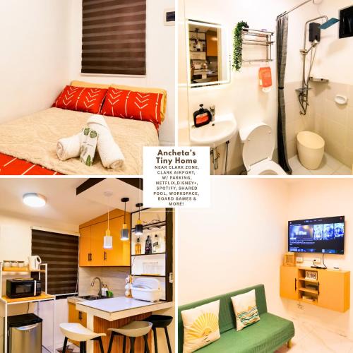 Angeles City House | Ancheta's Tiny Home - Near Clark Airport with Parking, Pool, Netflix
