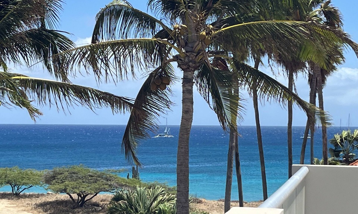 Malmok Villa | -Brand new -ocean view -private pool -steps to the beach!