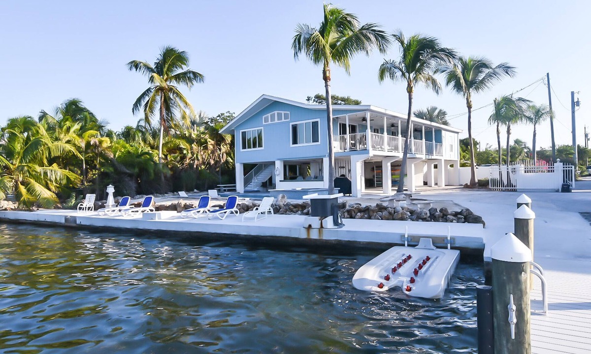 Marathon House | FL Keys Gulfside Waterfront Gated Home w/Pool, Spa, Private Dock & Boat Ramp