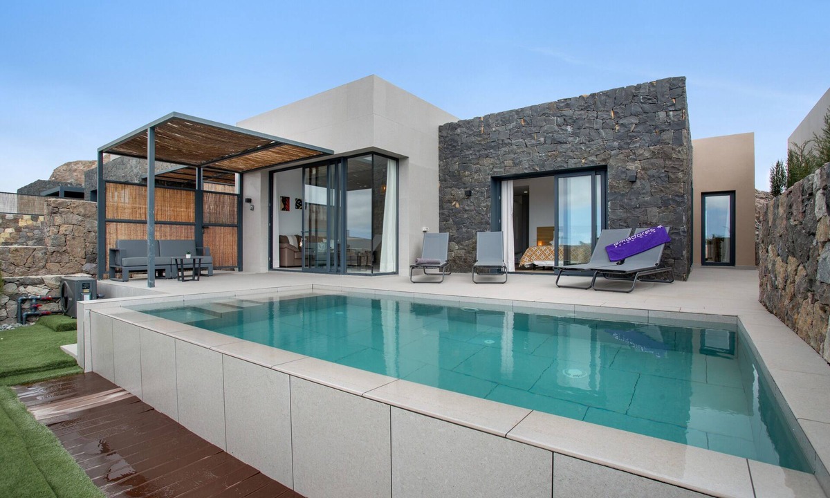 Salobre Villa | Holiday Villa 'Yucas 13' with Sea Views, Wi-Fi, and Air Conditioning
