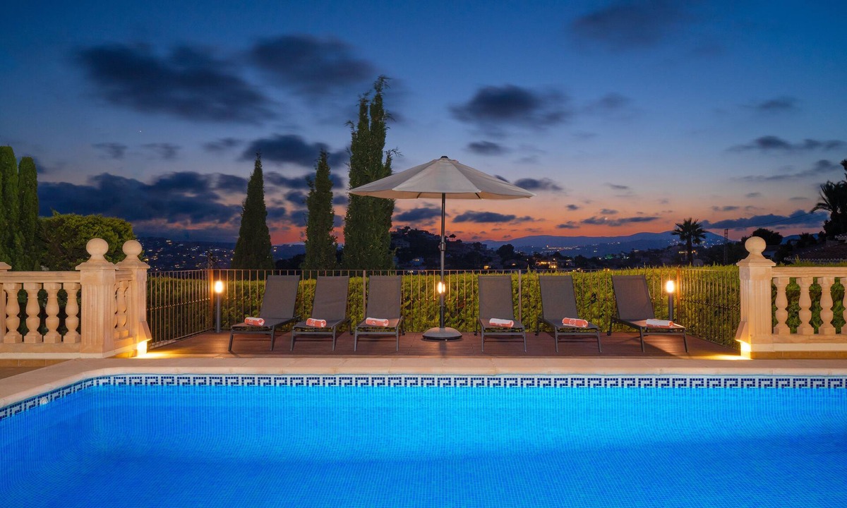 Arnella Villa | Moraira Sunset Villa with Private Pool, Sleeps 10, Family Friendly