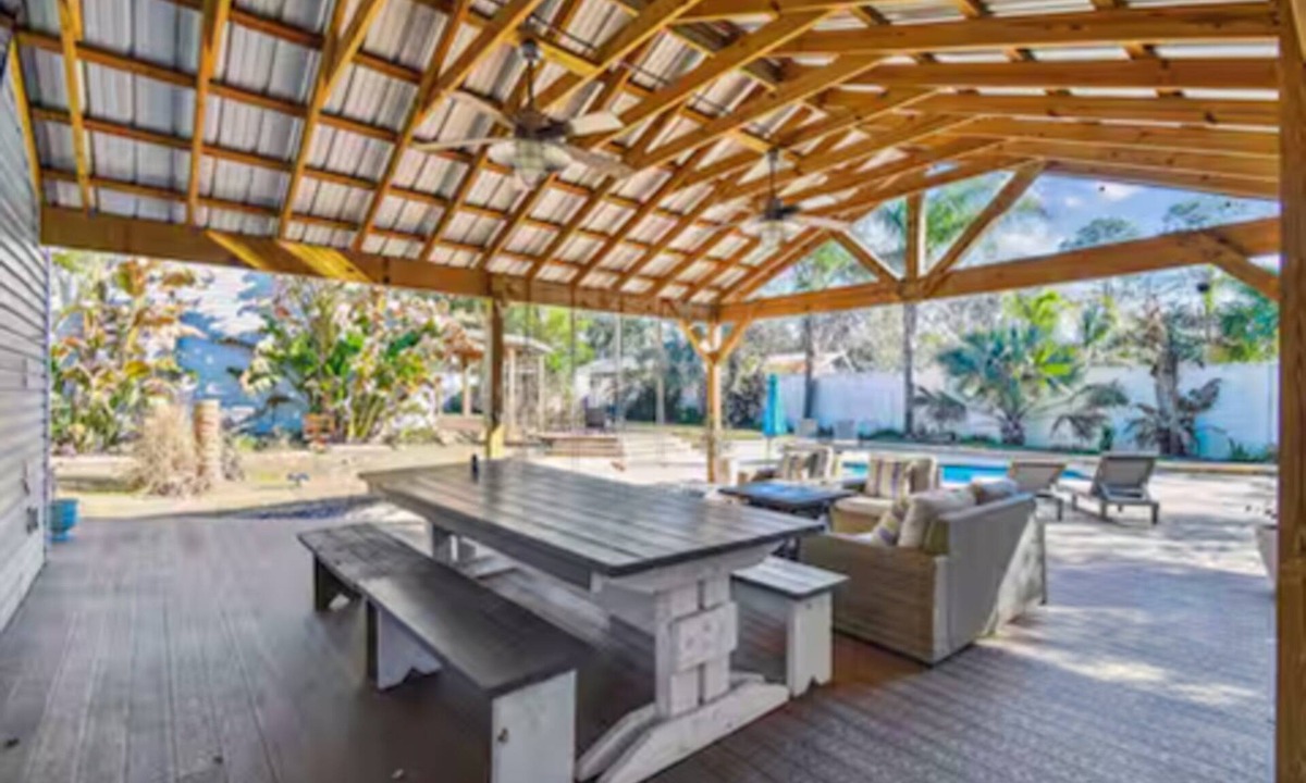 St. Augustine House | Spacious Coastal Home in St. Augustine Pool, Outdoor Oasis & Private Suite
