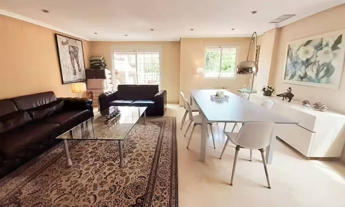 Playa de San Juan House | Spacious townhouse in Alicante close to sea and golf with shared sparkling pool.