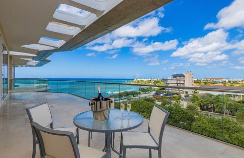 Oranjestad Apartment | 5Bph-Coral15 - Oceanfront Exclusive Penthouse With Stunning Views And Private Pool Home-Theater Included