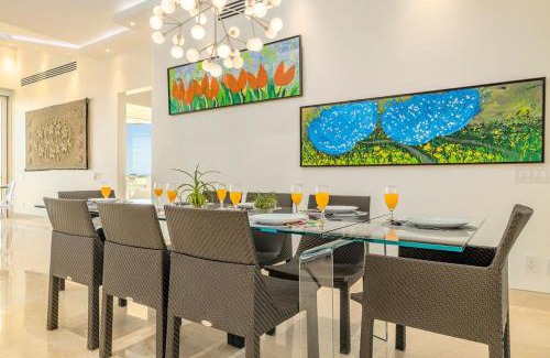 Oranjestad Apartment | 5Bph-Coral15 - Oceanfront Exclusive Penthouse With Stunning Views And Private Pool Home-Theater Included