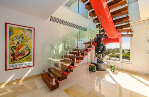 Oranjestad Apartment | 5Bph-Coral15 - Oceanfront Exclusive Penthouse With Stunning Views And Private Pool Home-Theater Included