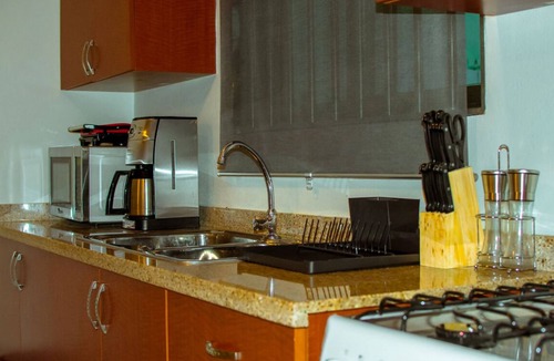 Bubali Apartment | 5 minutes from eagle beach as an apartment with kitchen and