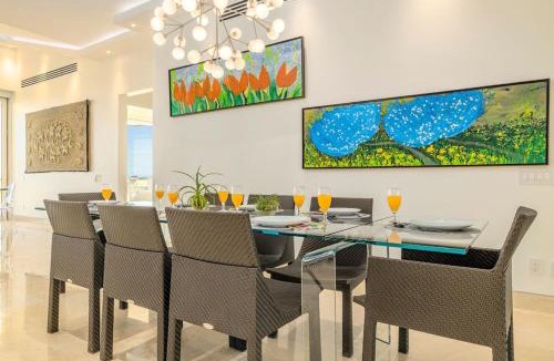 Oranjestad Apartment | 5Bph-Coral15 - Oceanfront Exclusive Penthouse With Stunning Views And Private Pool Home-Theater Included