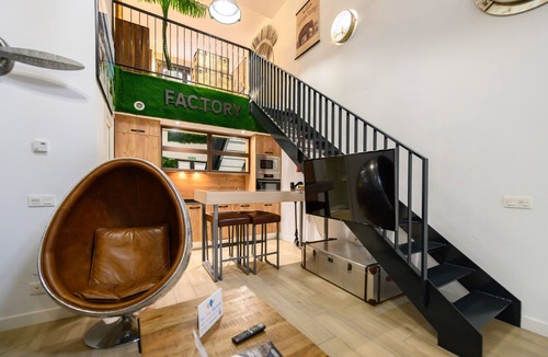 Barajas Apartment | (ALG310B) Spacious and modern loft with private terrace