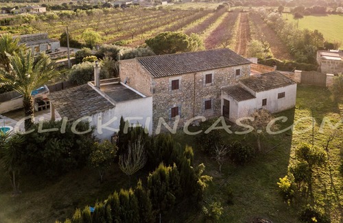 Campos Villa | Can Barret, traditional Mallorcan finca for 9 people with pool