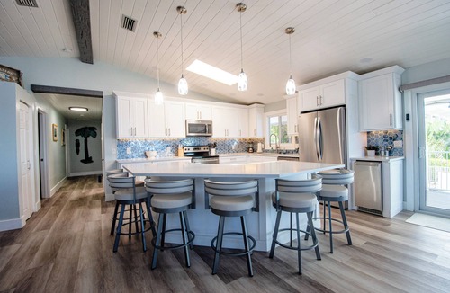 Marathon House | FL Keys Gulfside Waterfront Gated Home w/Pool, Spa, Private Dock & Boat Ramp