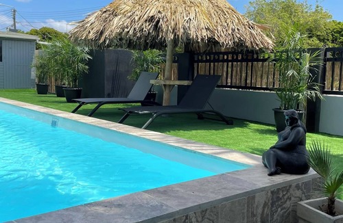 Balashi Apartment | Gezellig en Verzorgd met Zwembad Palm House Apartments 1-2 Pers Aruba