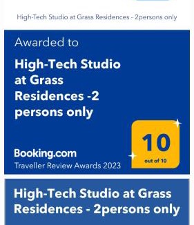 Santo Cristo Apartment | High-Tech Studio at Grass Residences -2 persons only, Quezon City