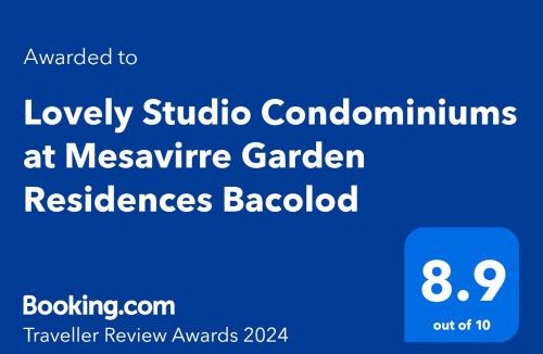 Bantud Hacienda Apartment | Lovely Studio Condominiums at Mesavirre Garden Residences Bacolod