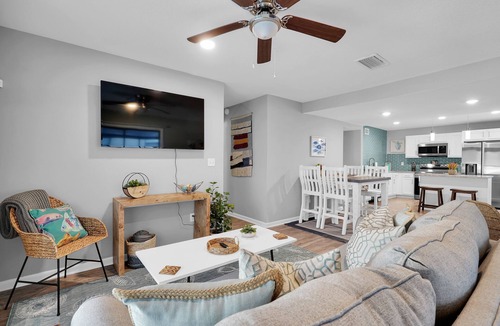 St. Augustine Beach House | Snowbird Discount! Charming Beach Escape~ with Lanai & Grill