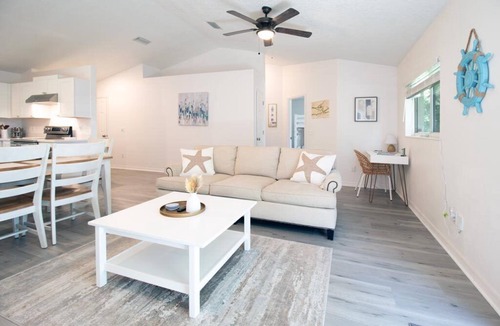St. Augustine South House | Spacious 3-bedroom house with A/C, heat, wi-fi, in peaceful setting by the river