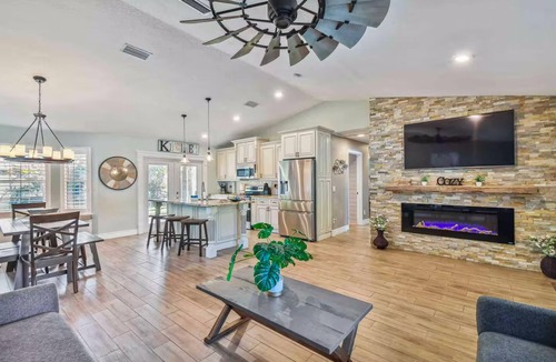 St. Augustine House | Spacious Coastal Home in St. Augustine Pool, Outdoor Oasis & Private Suite
