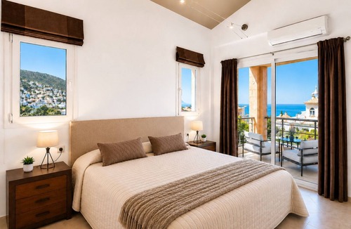 Costa Adeje Villa | Stunning contemporary villa featuring a private heated pool, expansive terrace☀️