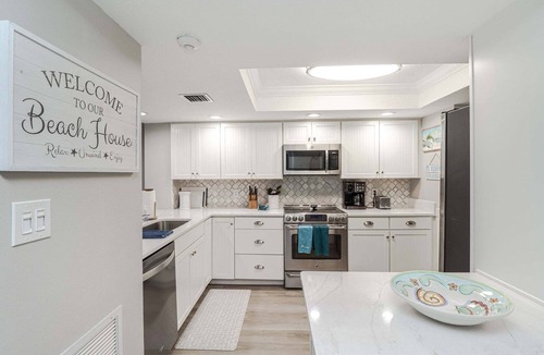 Butler Beach Condo | Stunning view from the balcony of this direct ocean front condo! Barefoot Trace 204