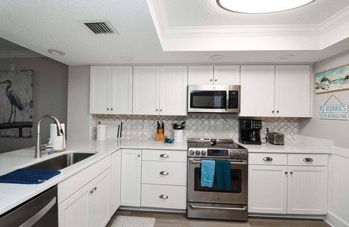 Butler Beach Condo | Stunning view from the balcony of this direct ocean front condo! Barefoot Trace 204