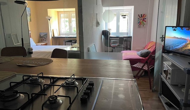 Apartamento Tranquilo Luminosoteletrabajo Cerca de BCN y del Parque Natural