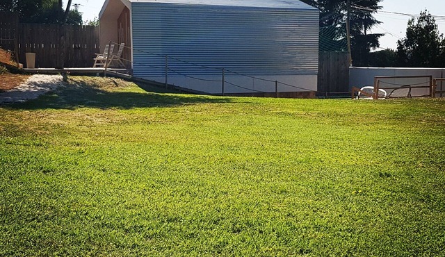 Design cabin with 1200 m garden all private