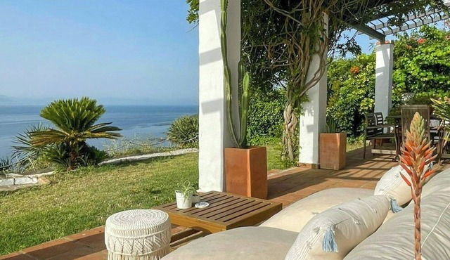Design villa between two seas and calm