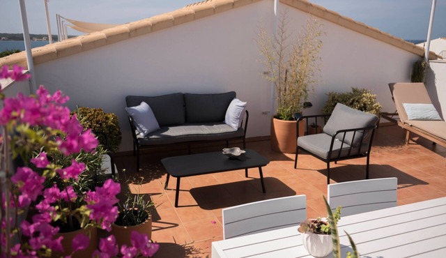 'Edificio Can Sord Apartment Nº 2' with Sea View, Terrace & Wi-Fi