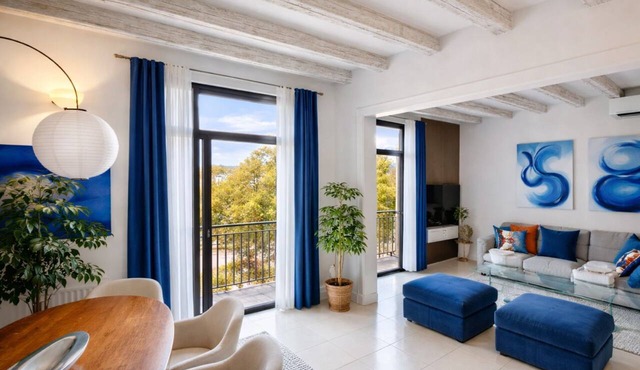 Elegant 130 m² apartment with balcony and views of Port Vell – Paseo Colón