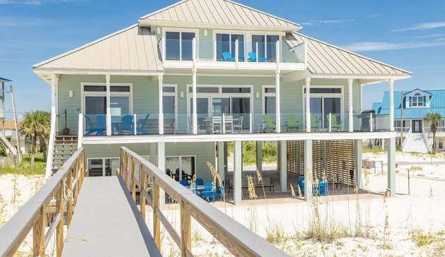 Gulf Front 5BR Home | Saltwater Pool | Event Friendly | Sleeps 21