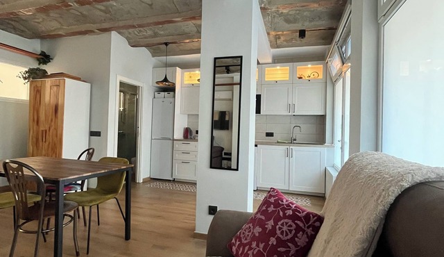 Loft Studio on the Madrid Río promenade.