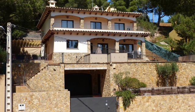 Private villa a short walk to Tamariu village and beach.