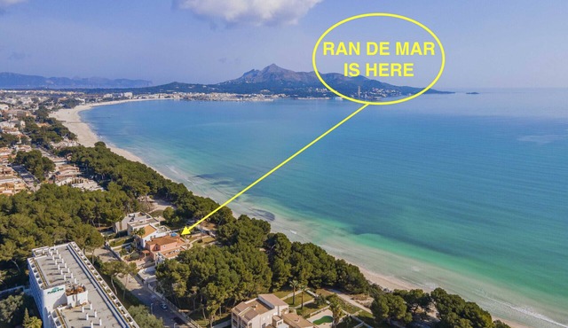 RAN DE MAR Villa First sea line for 8 persons WiFi and AC