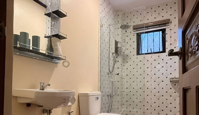 This space provides comfort, privacy, and convenience.