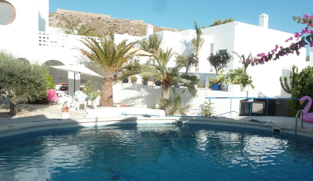 Villa with private pool, sea view. Cabo de Gata Natural Park, Andalusia.