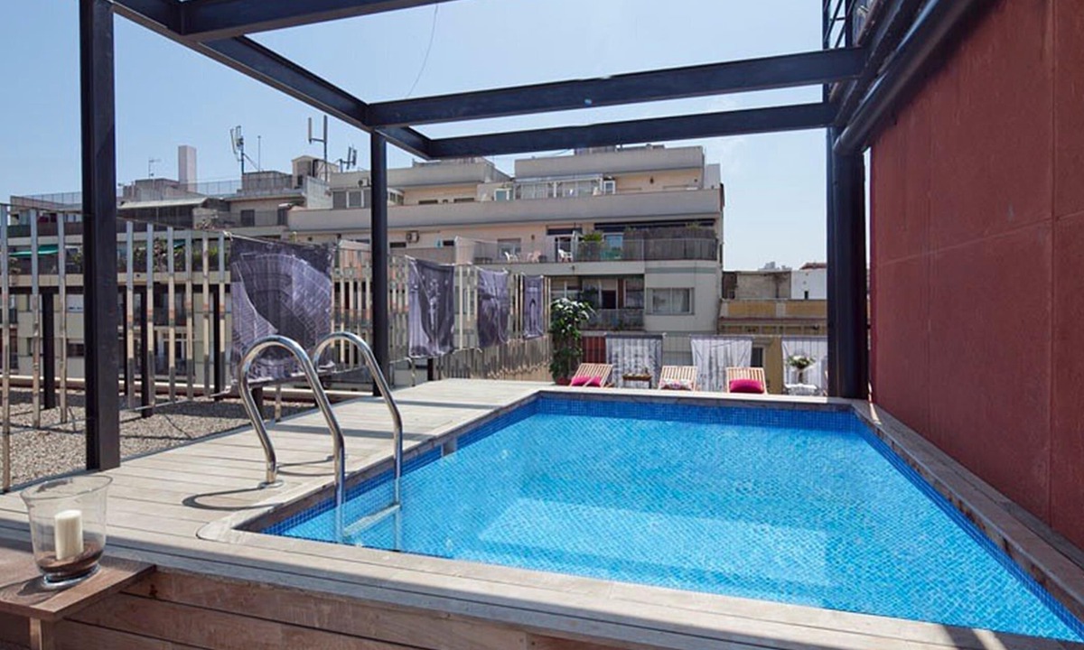 el Fort Pienc Apartment | Near La Catedral del Mar - 3 rooms for 8 people with pool