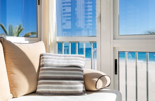 Cala Apartment | Apartment "Esmeralda 1" with Sea View, Garden, Terrace and Balcony