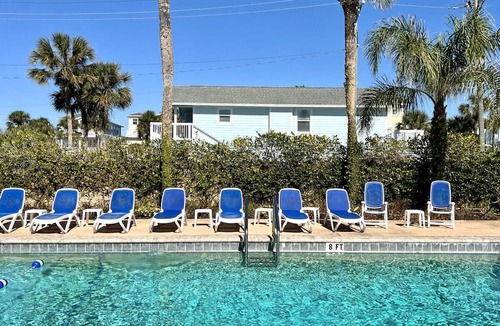St. Augustine Beach Apartment | Ocean Song – Large 2 Bedroom with Private Ocean View Balcony & Sea Breezes & Pool Access